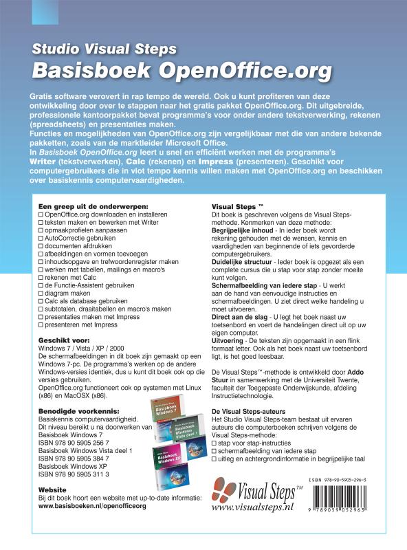 Basisboek OpenOffice.org achterkant