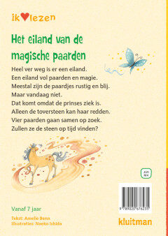 Het eiland van de magische paarden / Ik hou van lezen achterkant