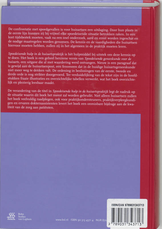 Spoedeisende Hulp In De Huisartspraktijk Spoedeisende Hulp In De Huisartspraktijk achterkant