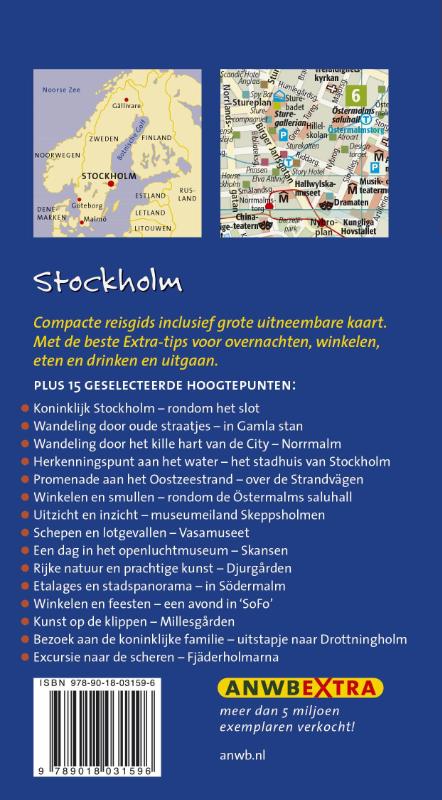 Stockholm / ANWB Extra achterkant