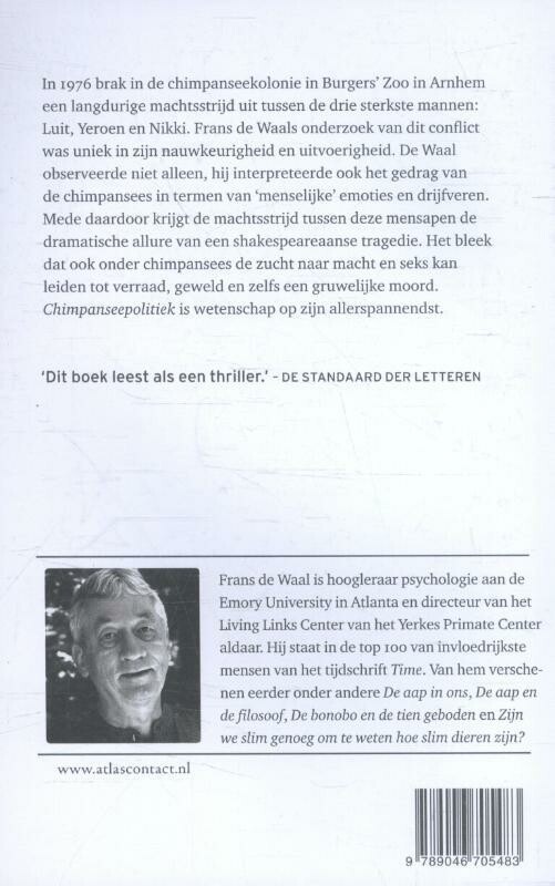 Chimpanseepolitiek achterkant