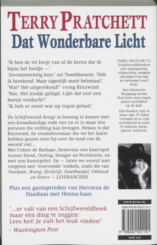 Dat wonderbare licht / Schijfwereld / 2 achterkant