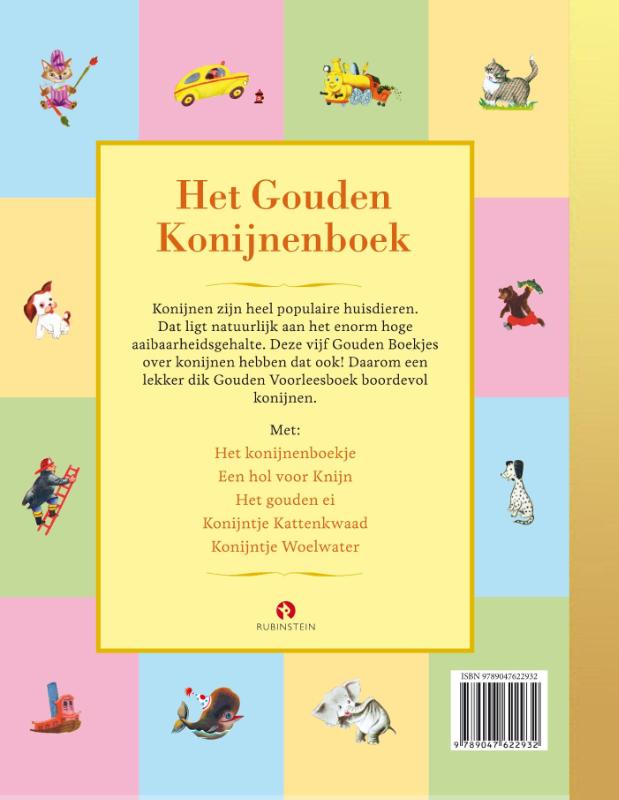 Het Gouden Konijnenboek / Gouden Voorleesboeken achterkant