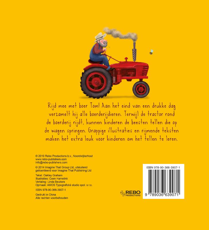 De Grote Rode Tractor achterkant