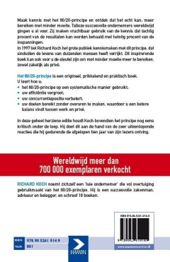 Het 80/20-principe achterkant