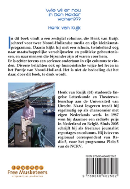 Wie wil er nou in Den Helder wonen? achterkant