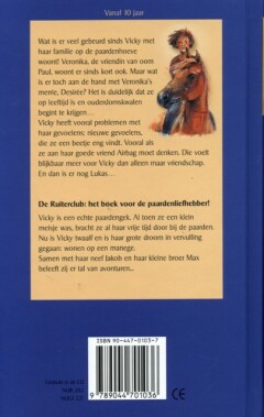 De ruiterclub 25. Vicky is verliefd! De ruiterclub 25. Vicky is verliefd! achterkant