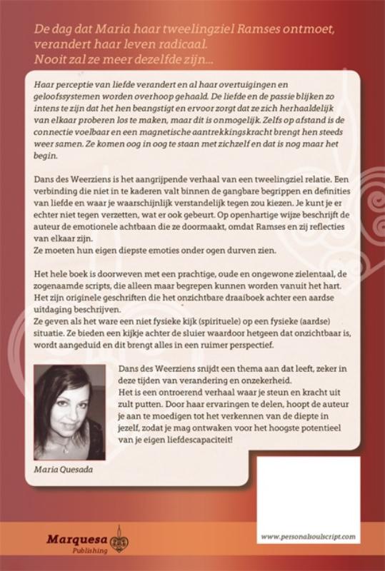 Dans des weerziens achterkant