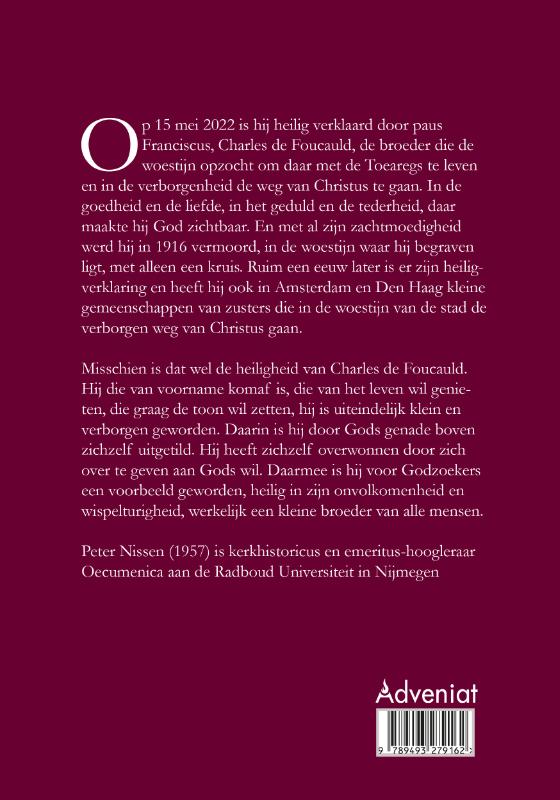 Charles de Foucauld achterkant