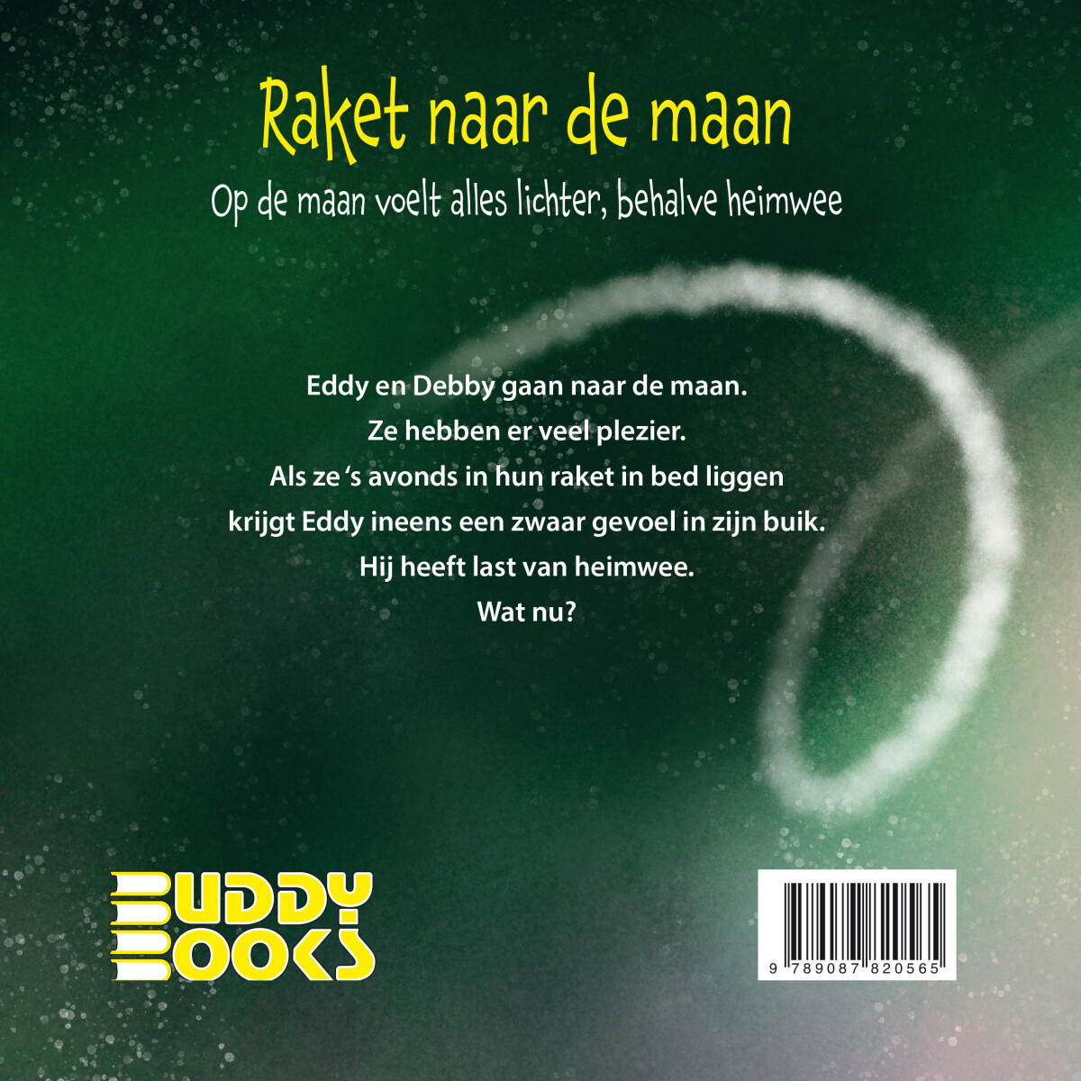 Raket naar de maan achterkant