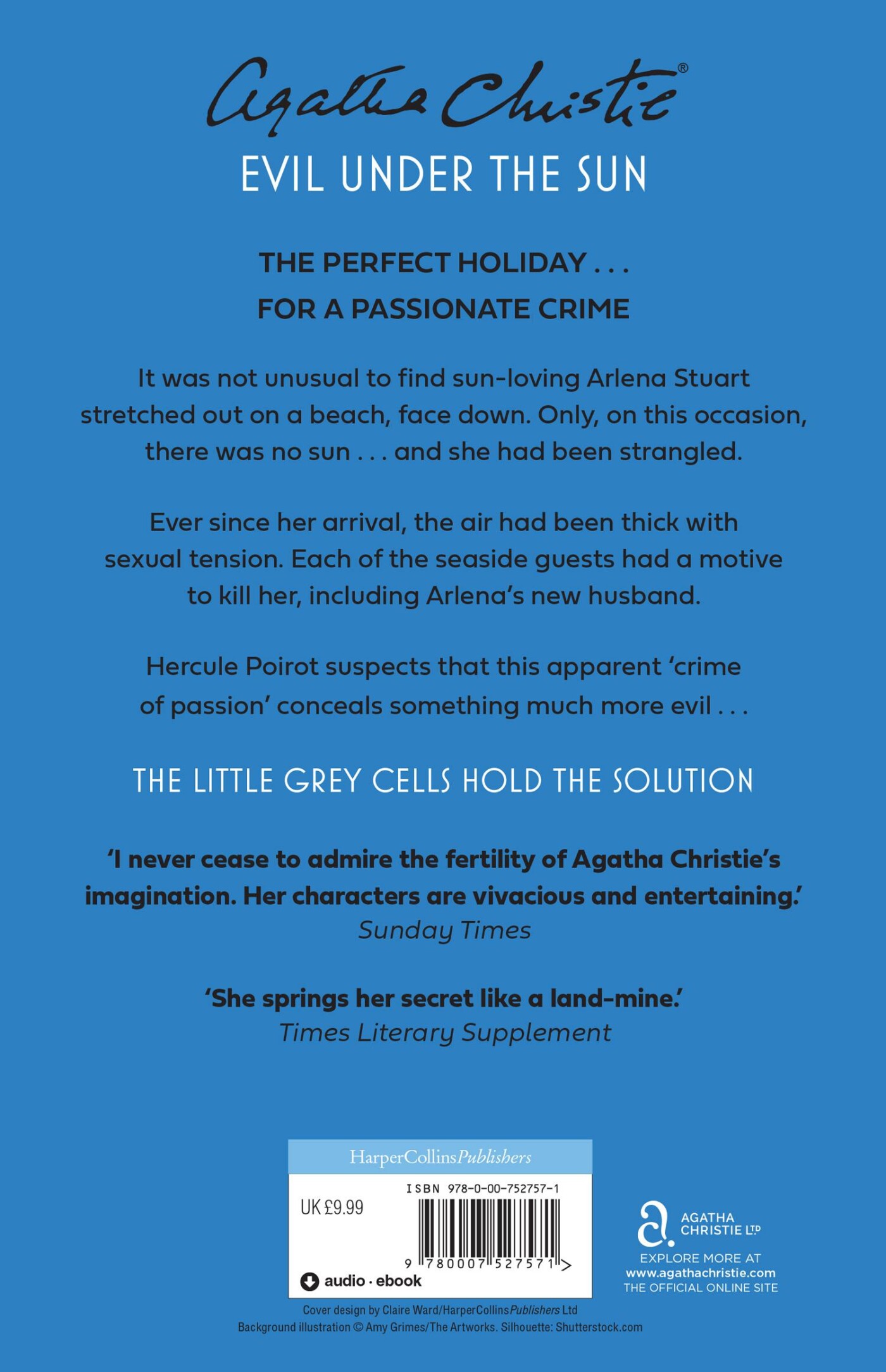 Evil Under the Sun / Poirot achterkant