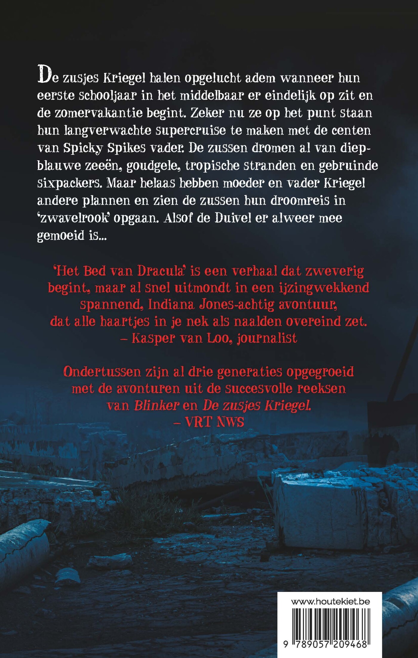 Het bed van Dracula / De kriegels are back / 2 achterkant