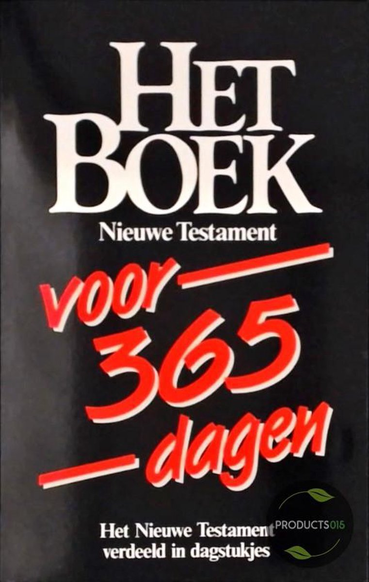 BOEK HET VOOR 365 DAGEN