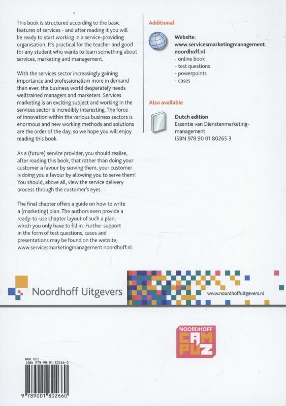 Services marketing management, an introduction achterkant