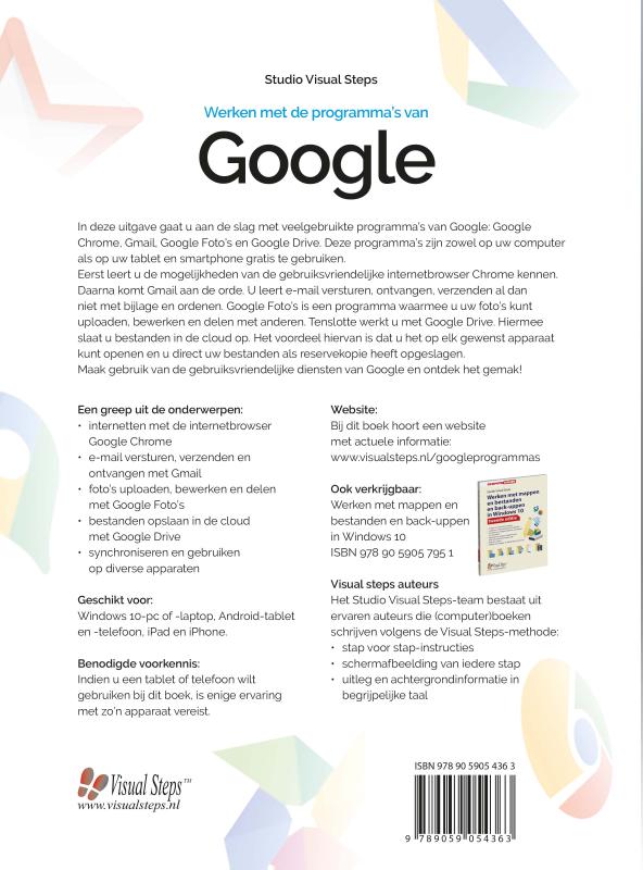 Werken met de programma's van Google / Computergidsen achterkant