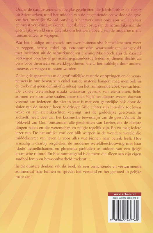 De natuurlijke zon De natuurlijke zon achterkant