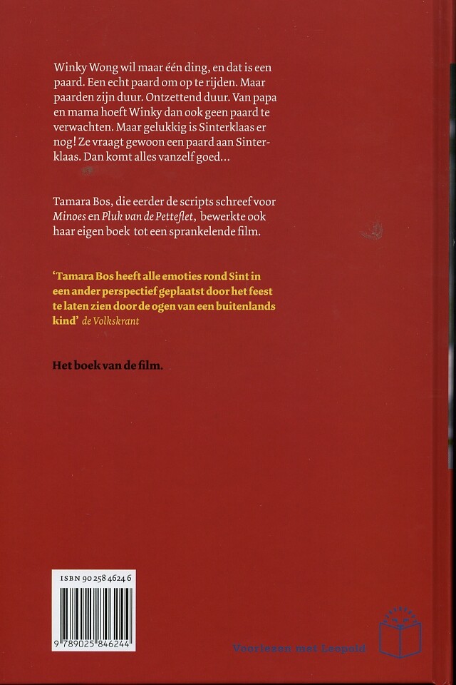 Het paard van Sinterklaas / Voorlezen met Leopold achterkant