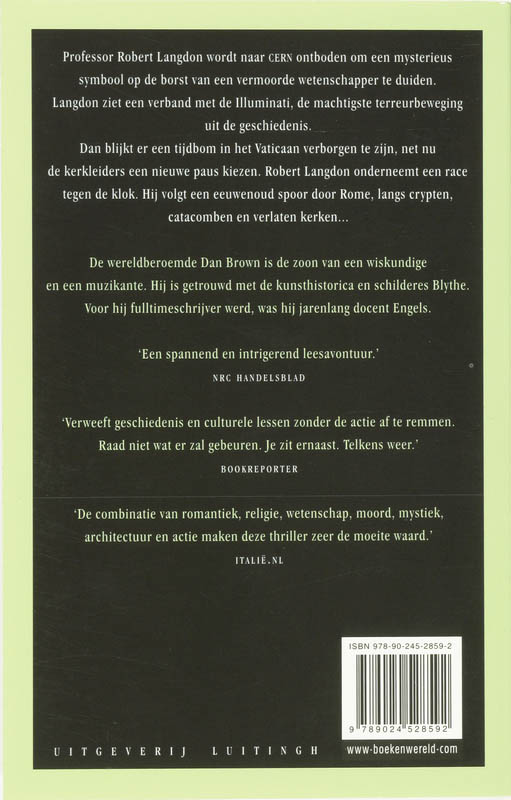 Het Bernini mysterie / Robert Langdon / 1 Het Bernini mysterie / Robert Langdon / 1 achterkant
