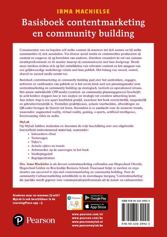 Basisboek contentmarketing en community building achterkant