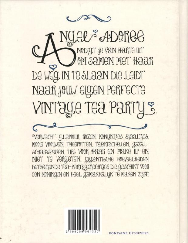 Het Vintage Tea Party Boek achterkant