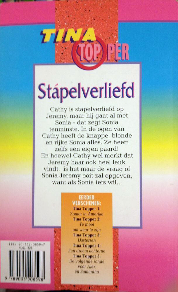 Stapelverliefd / Tina Topper / 6 achterkant
