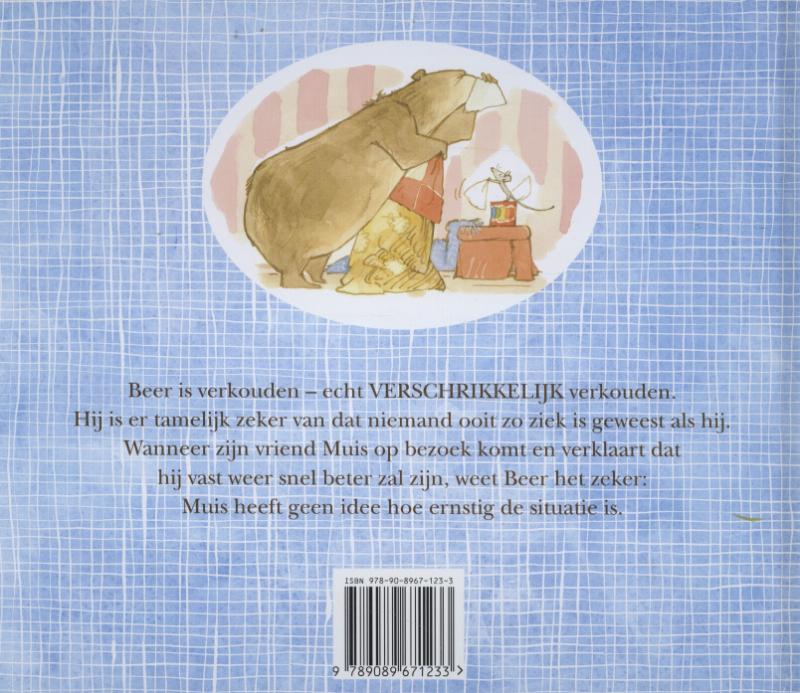 Beer is ziek achterkant