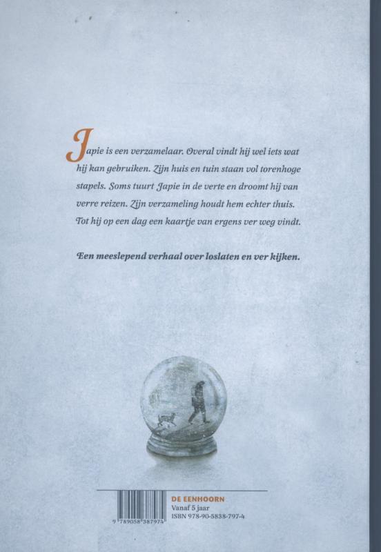 Japie de stapelaar achterkant