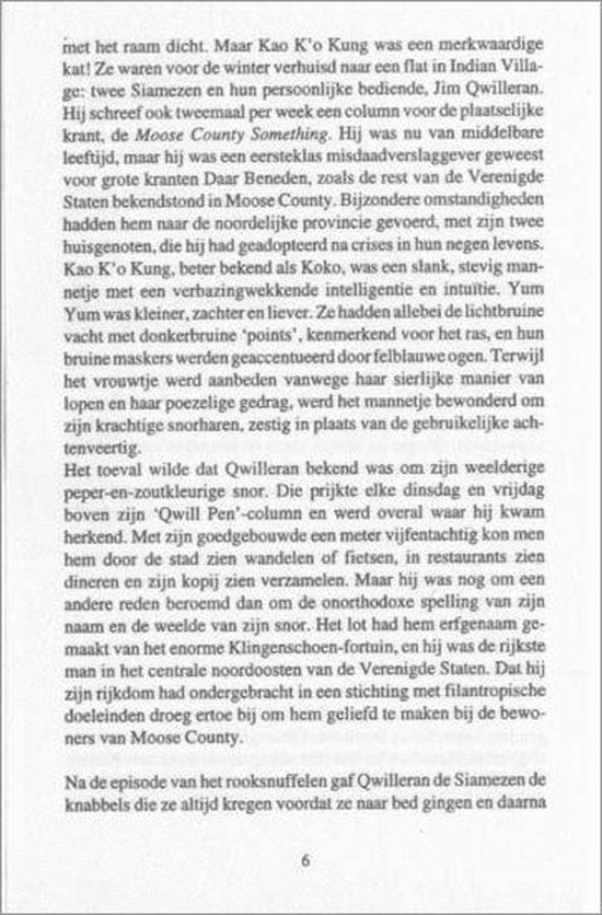 De kat die onraad rook / Jim Qwilleran