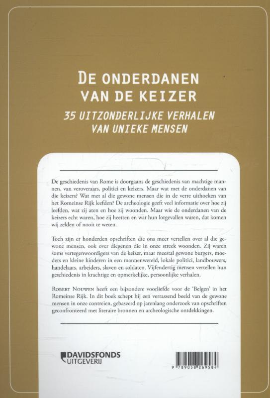 De onderdanen van de keizer achterkant