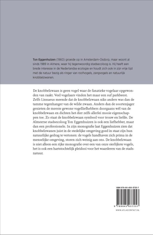 De knobbelzwaan / De Vogelserie / 22 achterkant