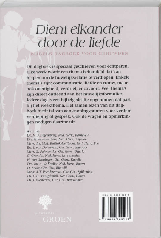 DIENT ELKANDER DOOR DE LIEFDE achterkant