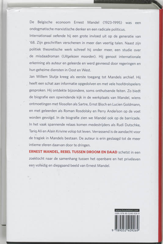 Ernest Mandel Ernest Mandel achterkant