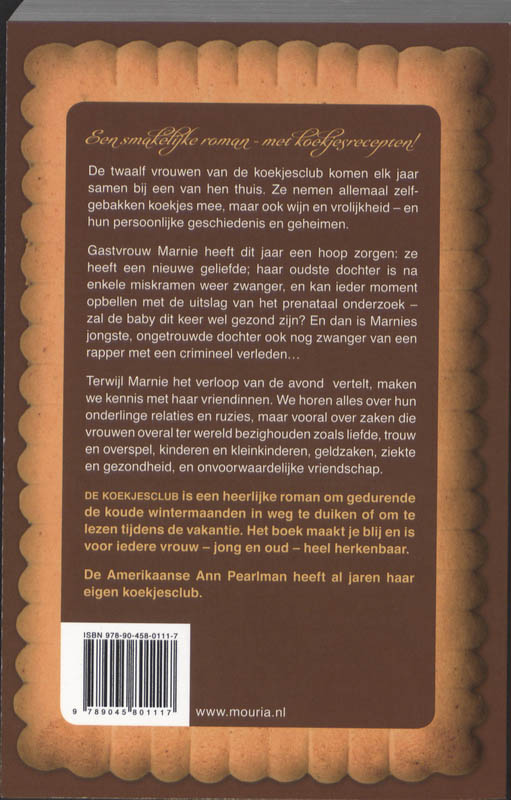 De koekjesclub achterkant