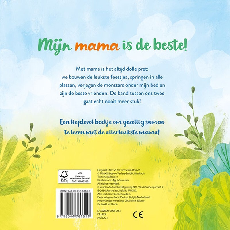 Mijn mama is de allerleukste achterkant