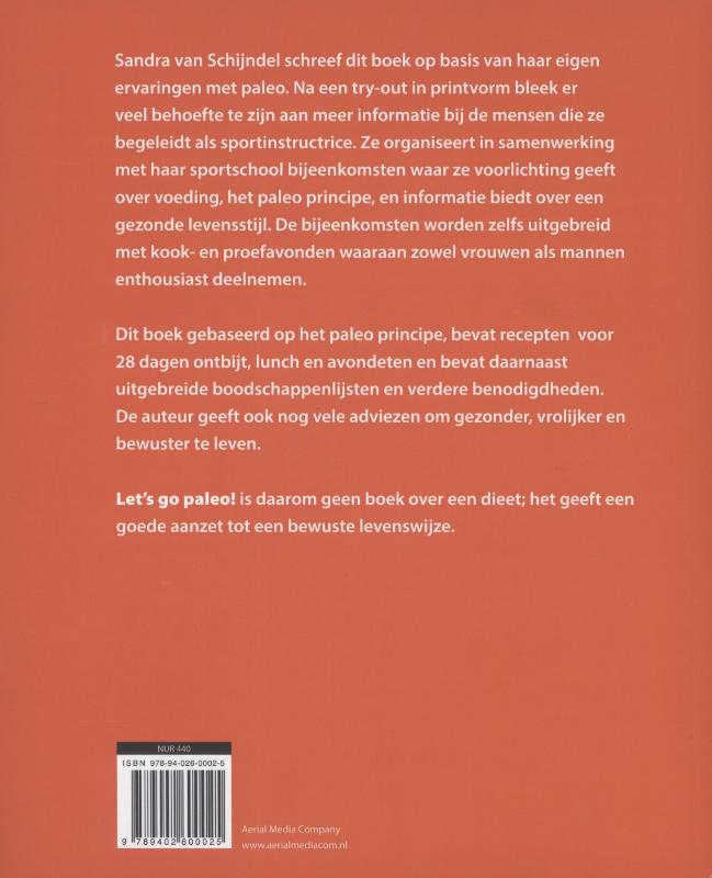 Let's go paleo! Let's go paleo! achterkant
