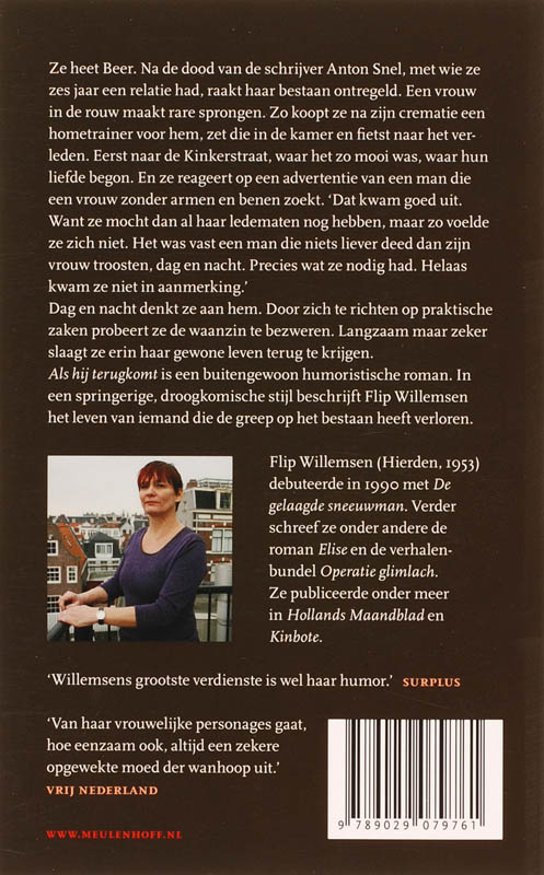 Als Hij Terugkomt Als Hij Terugkomt achterkant