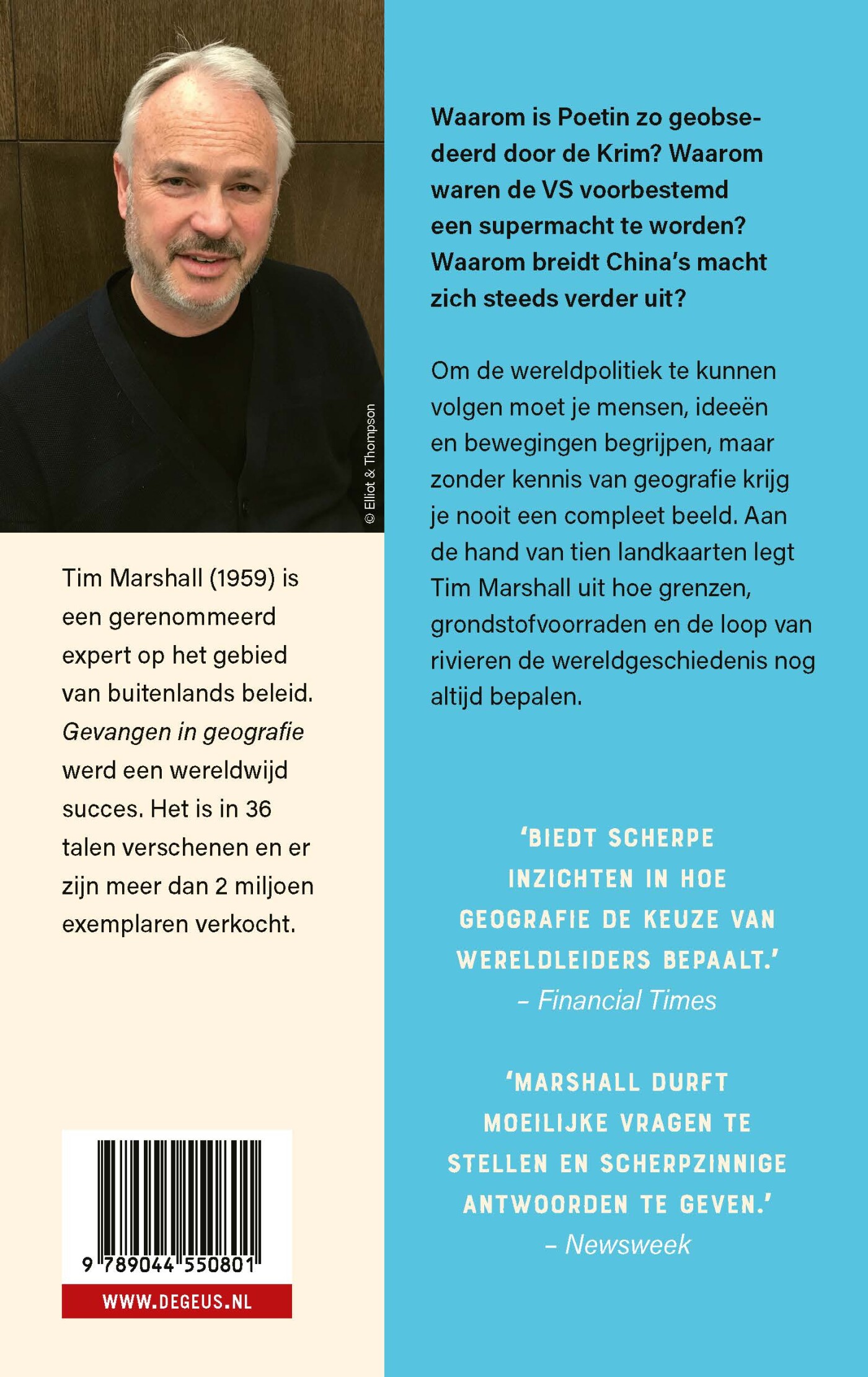 Gevangen in geografie achterkant