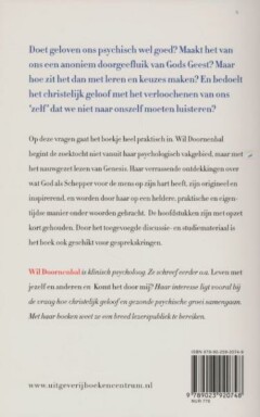 Mens naast God achterkant
