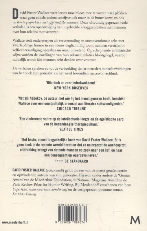 Korte gesprekken met afgrijselijke mannen achterkant