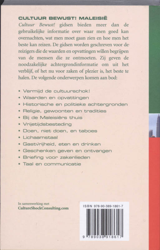 Maleisie / Cultuur Bewust! achterkant
