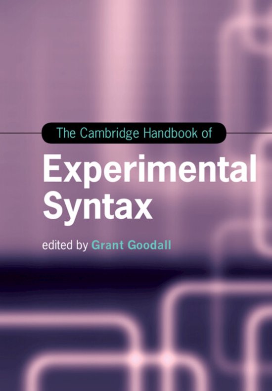 Cambridge Handbooks in Language and Linguistics-The Cambridge Handbook of Experimental Syntax
