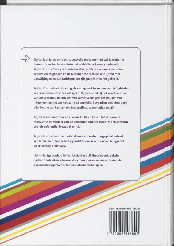 Traject Theorieboek Traject Theorieboek achterkant