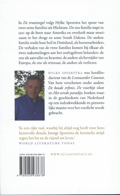 De troostvogel achterkant