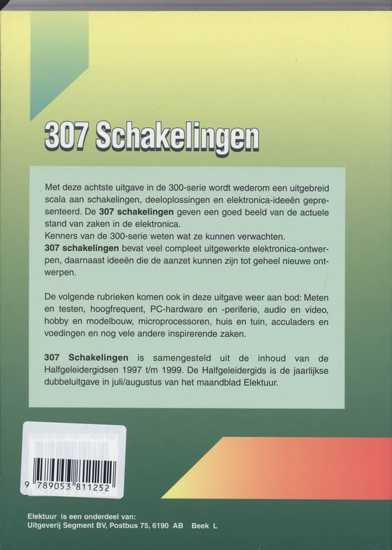 307 Schakelingen achterkant