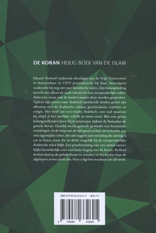 De Koran achterkant