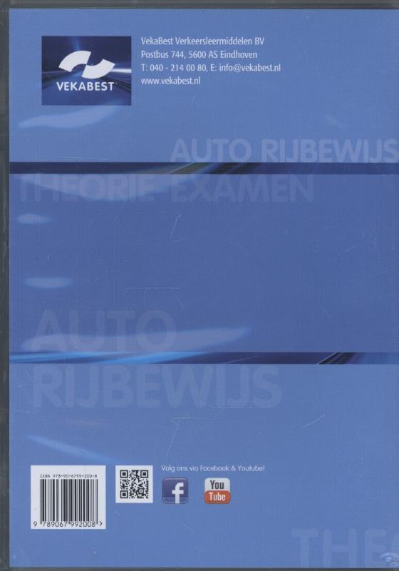 Autorijbewijs B Examentraining achterkant