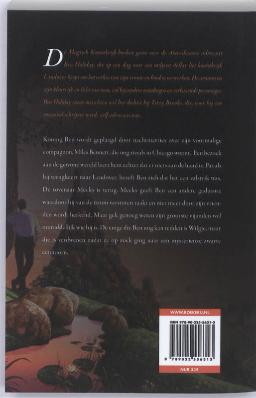 De Shannara saga 2 - De zwarte eenhoorn achterkant