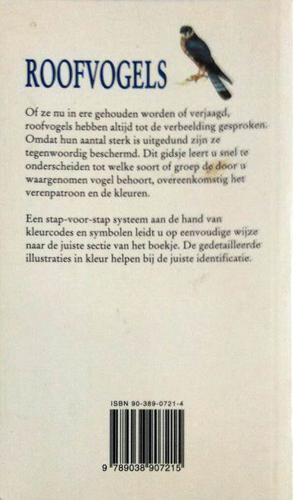 Roofvogels / Snel-zoek natuurgids achterkant