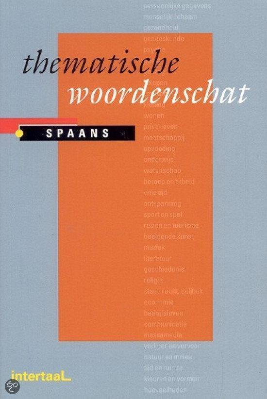 Thematische Woordenschat Spaans