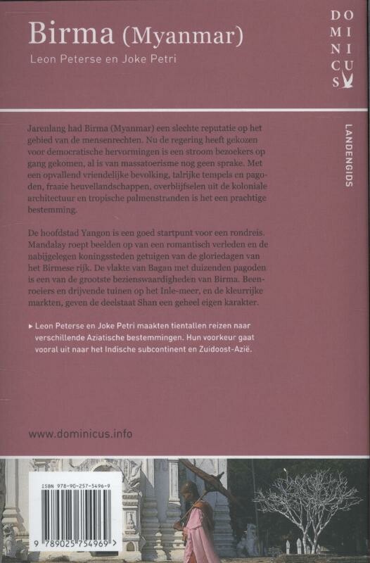 Birma (Myanmar) / Dominicus landengids achterkant
